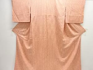 菱に花模様小紋着物